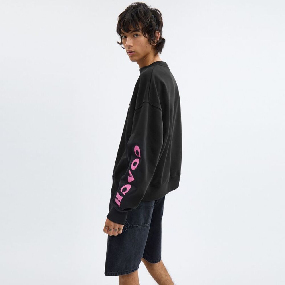 NWT Coach Outlet Cosmic Coach Crewneck Sweatshirt - Picture 3 of 5
